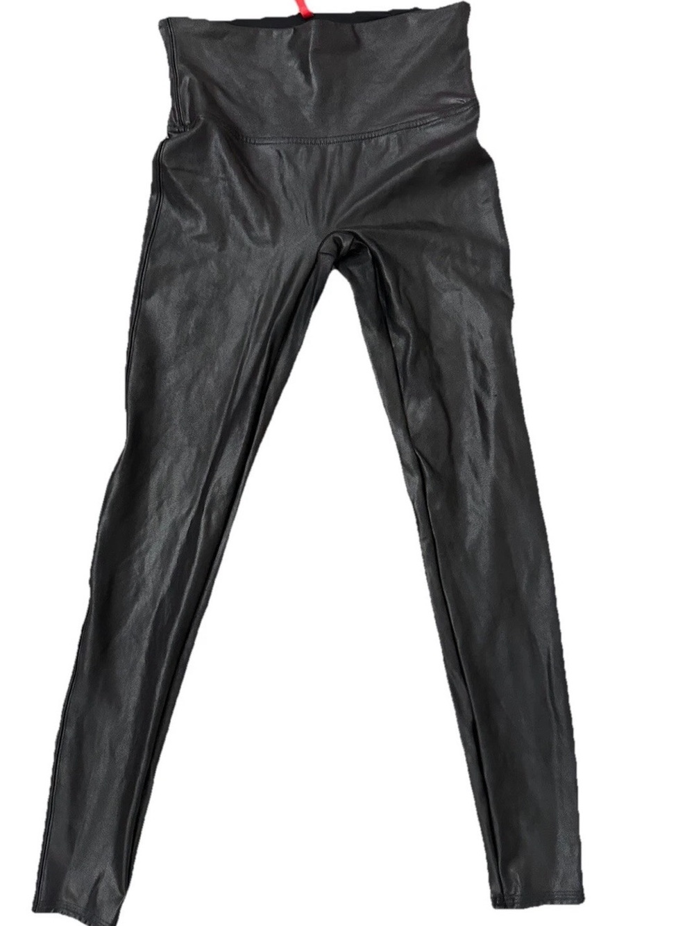 SPANX Black Faux Leather Leggings